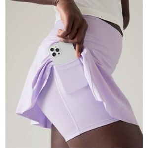 Athleta ace tennis skort 15.5 inches light purple XL